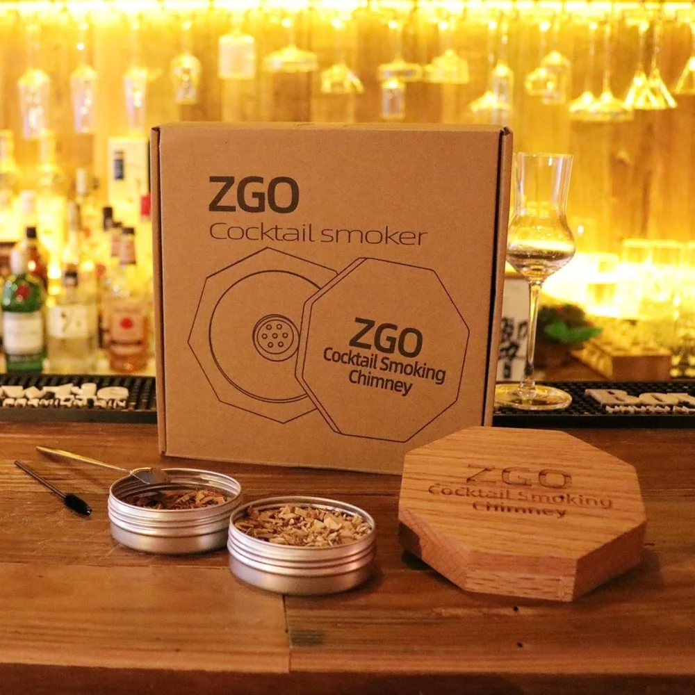 Men's Cocktail Smoker Kit for Cocktails Wine Whiskey Bourbon